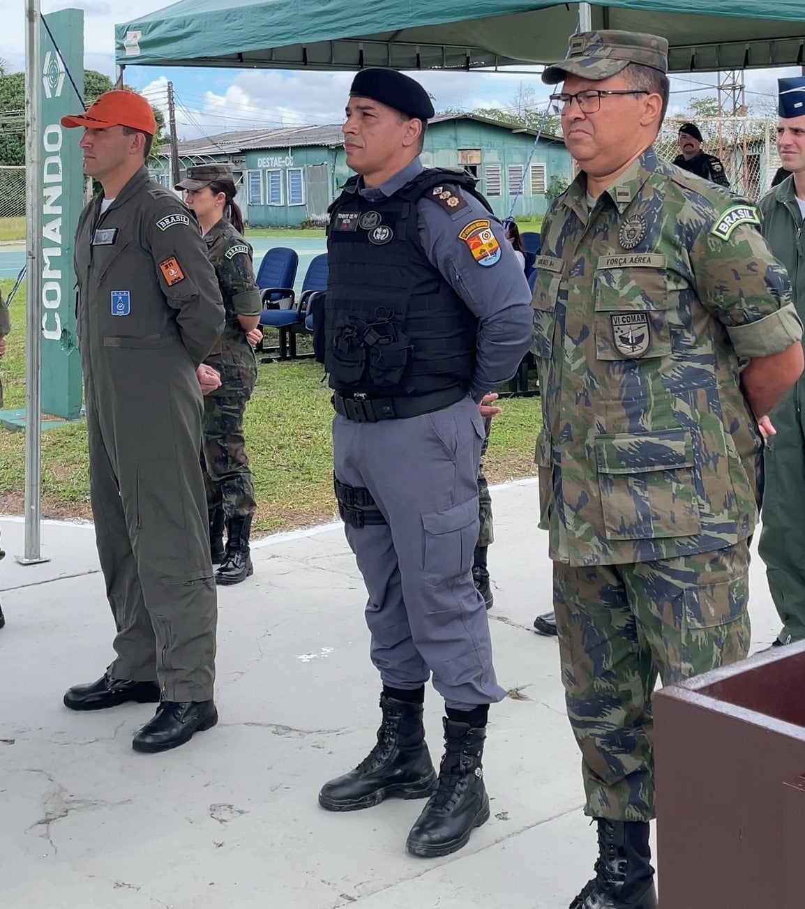 Comandante do 15º Comando Regional da PM participa de celebração dos 42 anos do Campo de Provas Brigadeiro Velloso