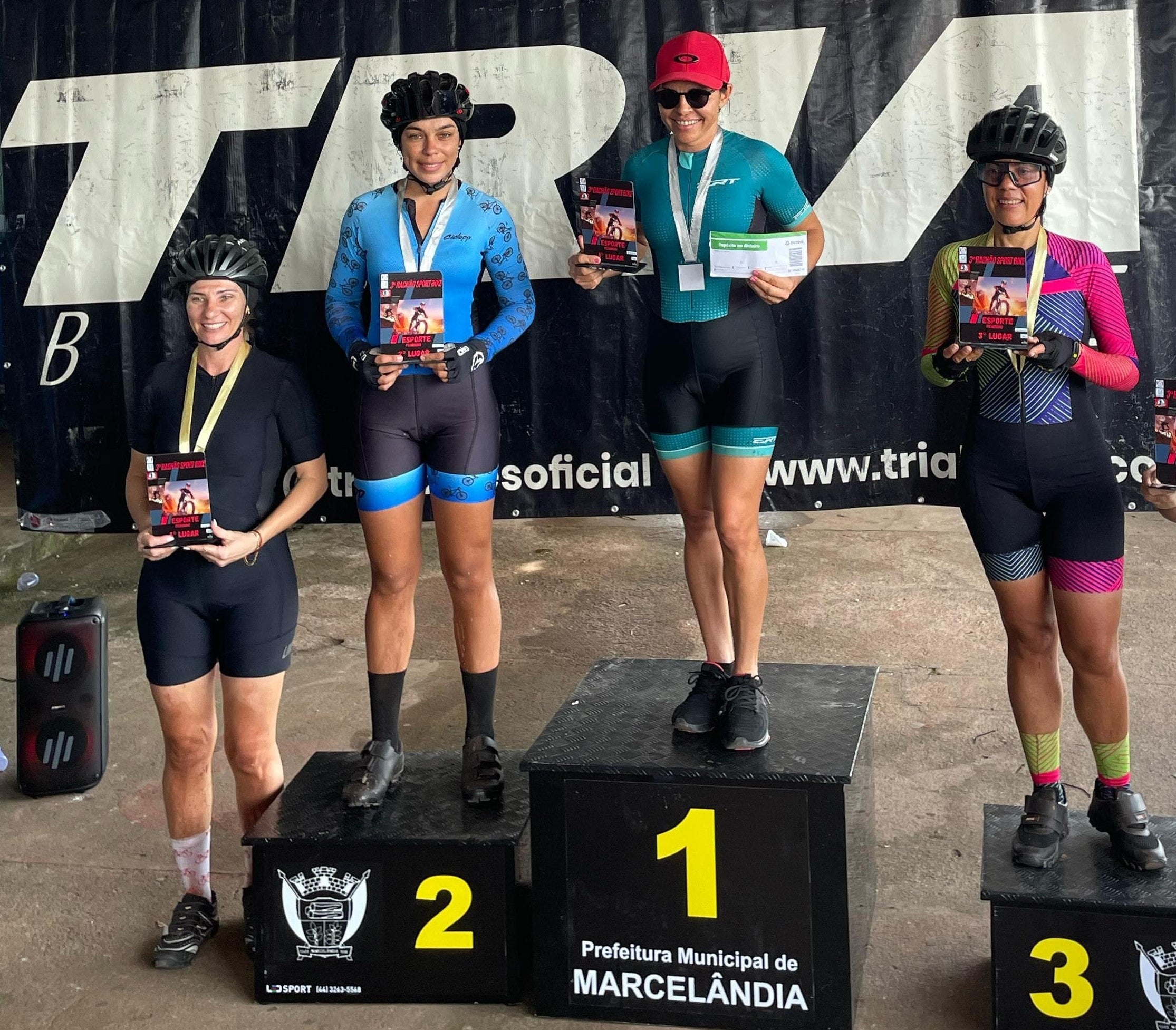 Equipes feminina de Guarantã do Norte fazem bonito no 3° Rachão Sport Bike Marcelândia