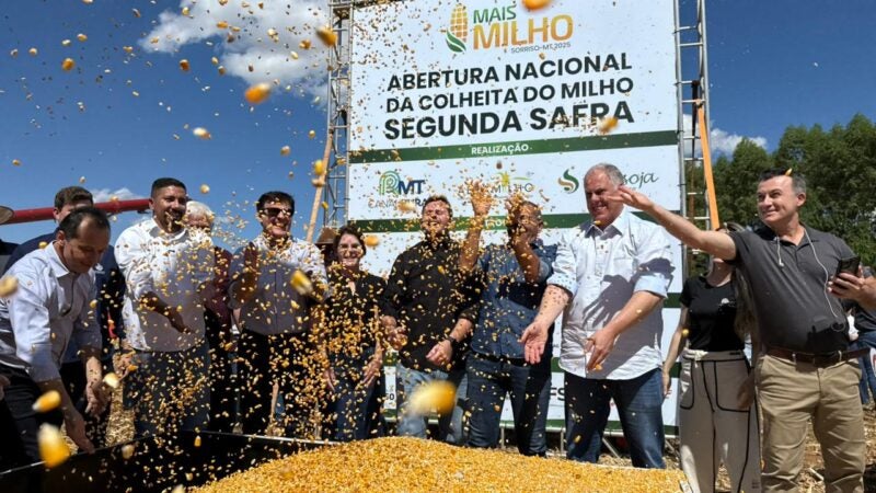 Coronel Fernanda participa da abertura nacional da colheita da segunda safra de milho