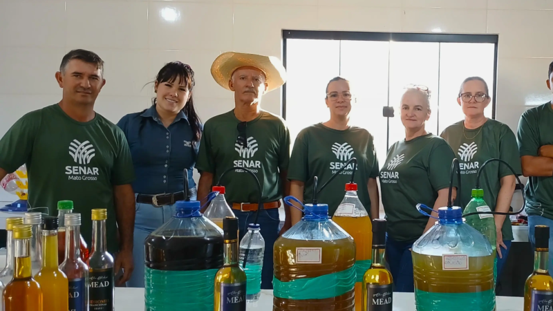 Sindicato Rural de Guarantã do Norte e Senar/MT realizam pilotagem do curso “Produção Artesanal de Hidromel”