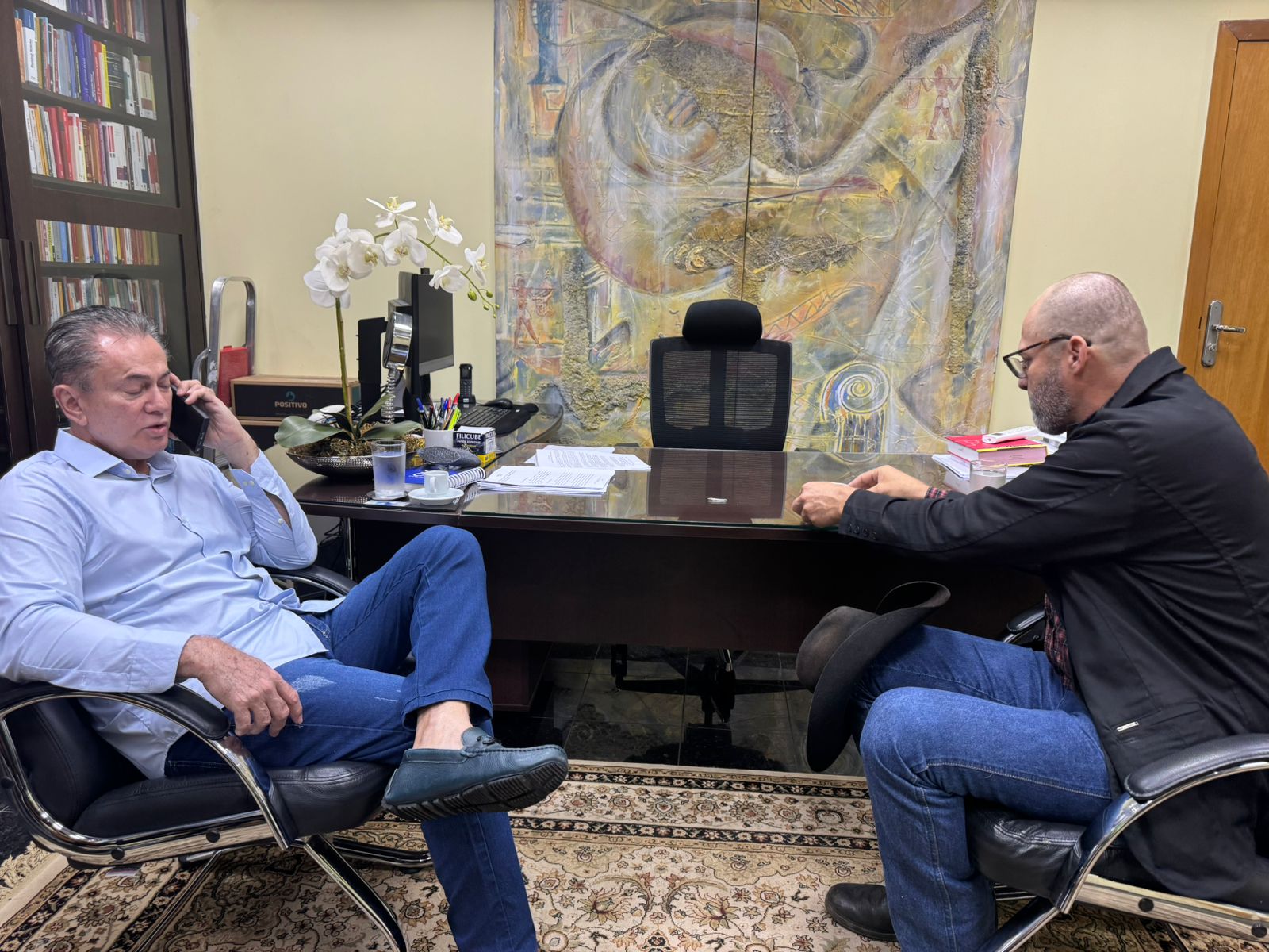 Presidente da Câmara de Guarantã do Norte se reúne com autoridades para discutir melhorias na saúde mental e oncológica no extremo norte de MT