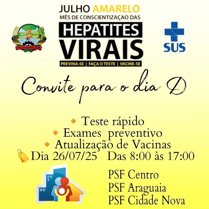 Vereador David da Farmácia orienta população de Guarantã do Norte sobre o dia “D” Contra as Hepatites Virais