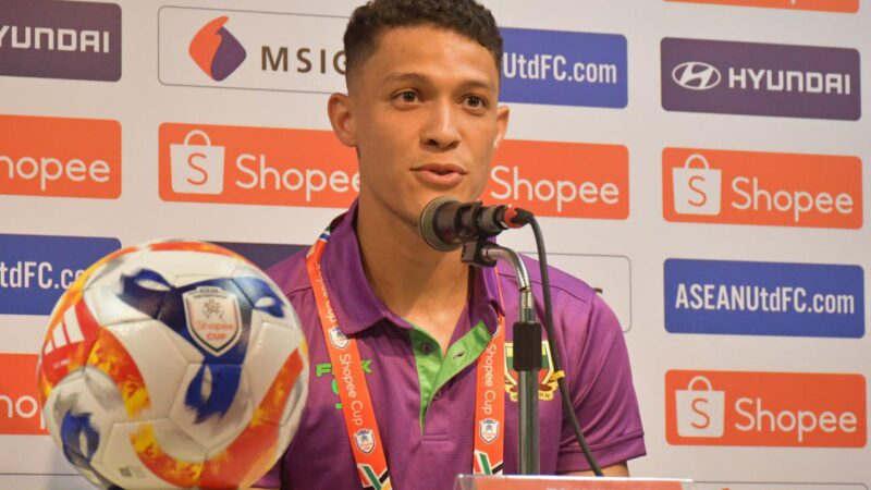 Eleito melhor em campo nos playoffs, Matheus Souza quer repetir performance na fase de grupos do Campeonato de Clubes do Sudeste Asiático