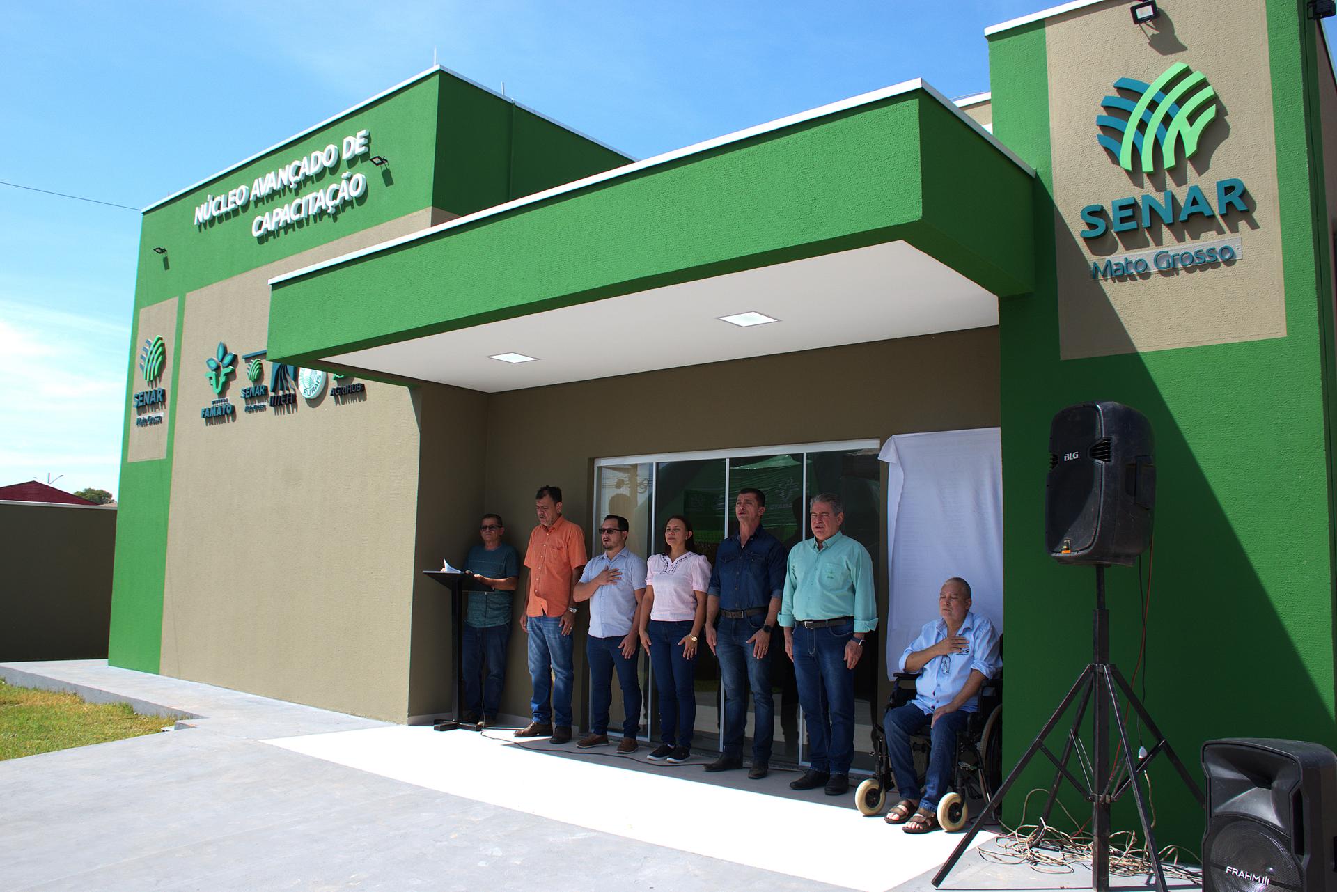 Presidente do Sistema Famato inaugura Núcleo Avançado de Capacitação em Guarantã do Norte