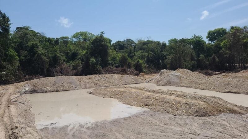 Batalhão Ambiental da PM fecha garimpo e local de extração ilegal de madeira em Novo Mundo e Brasnorte