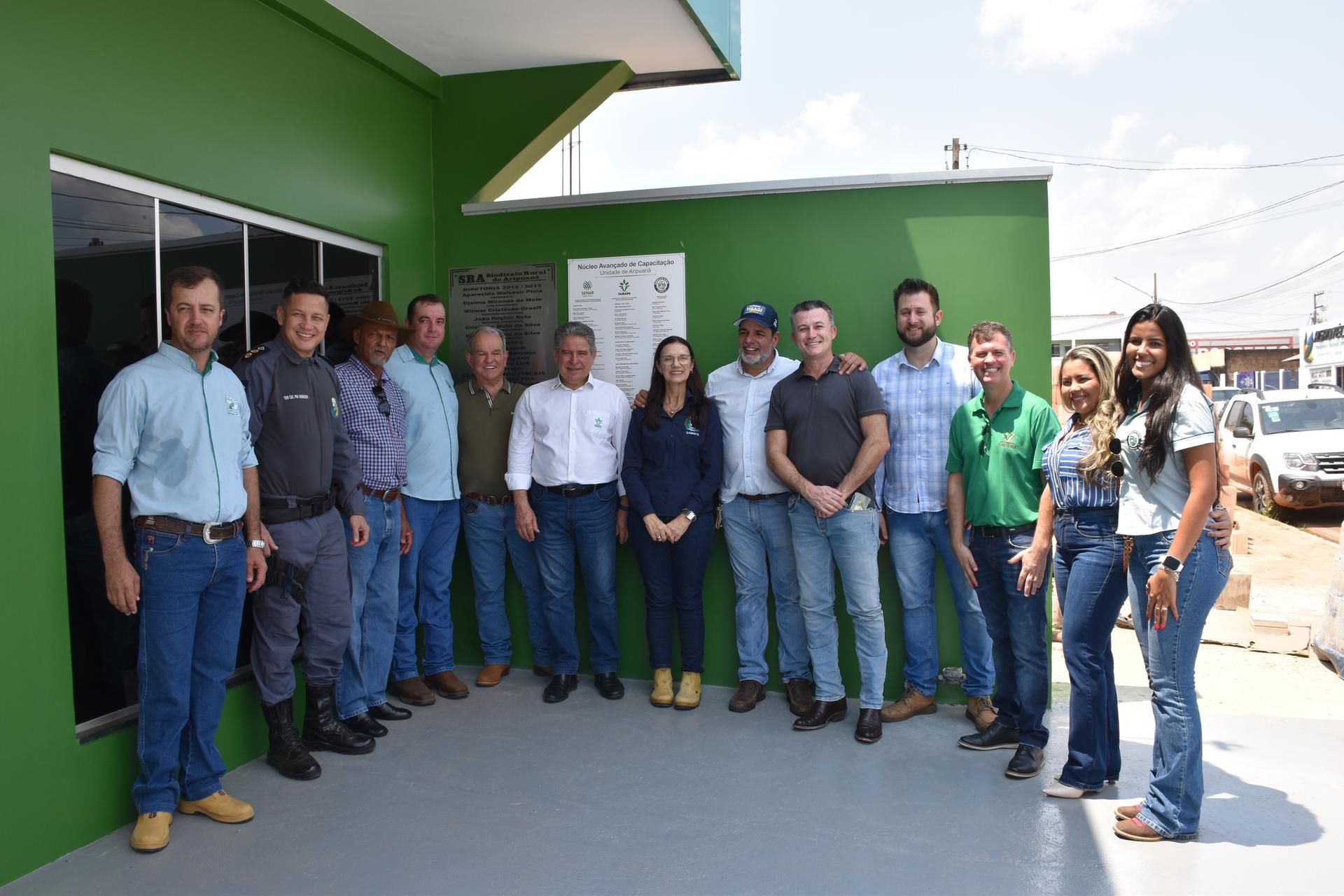 Senar-MT entrega mais uma unidade do Núcleo Avançado de Capacitação, desta vez em Aripuanã