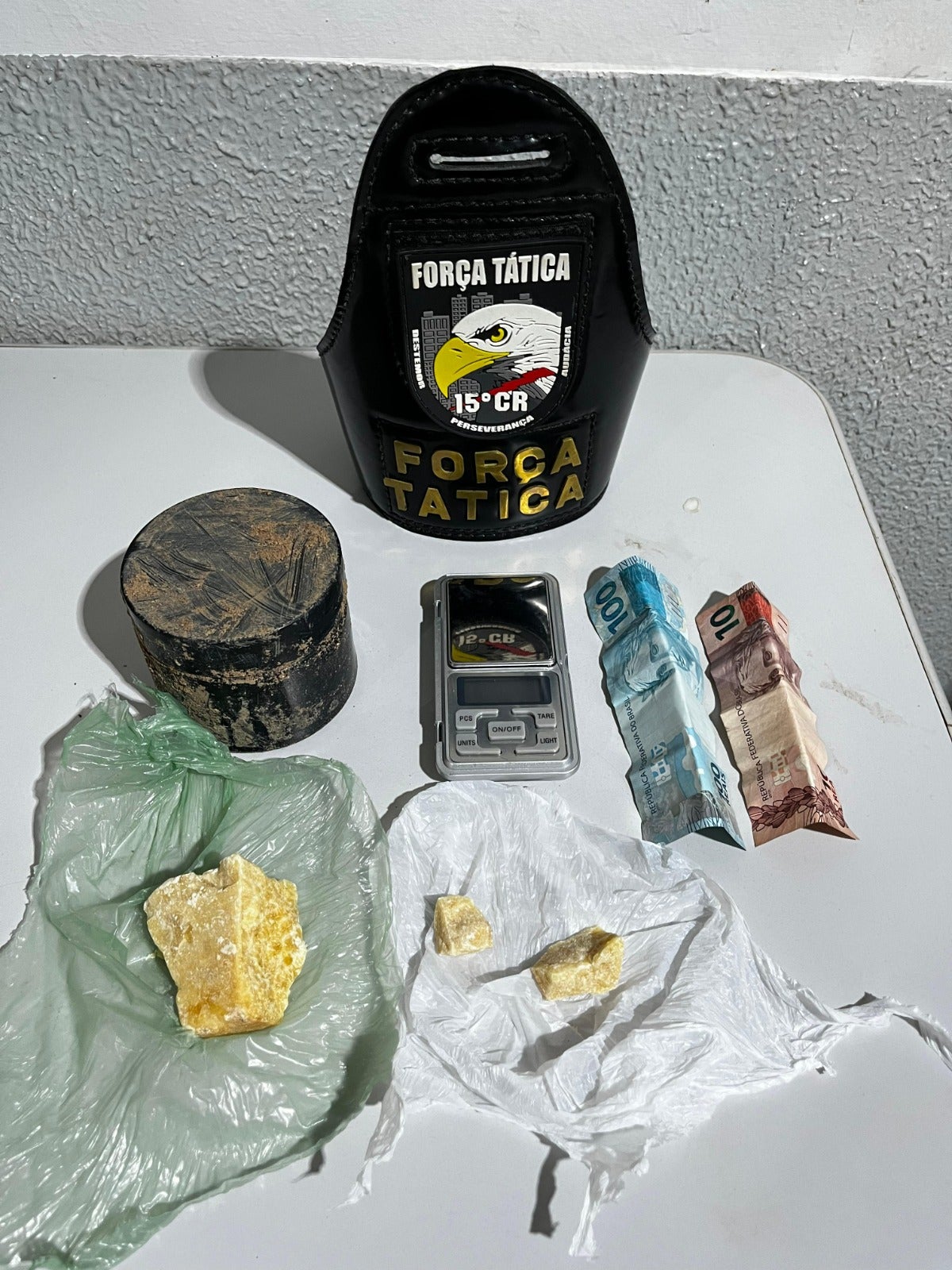 Força Tática prende mulher com pasta base de cocaína em Guarantã do Norte