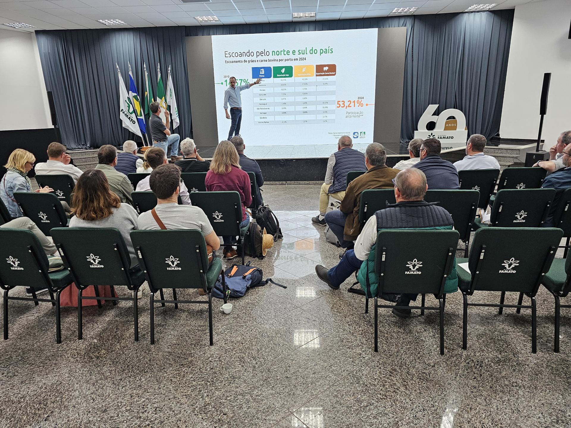 Na Famato, franceses buscam informações sobre a pecuária de corte em Mato Grosso