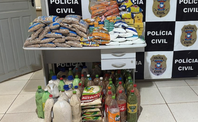 Itens de cestas básicas desviados de programa social são apreendidos em Guarantã do Norte