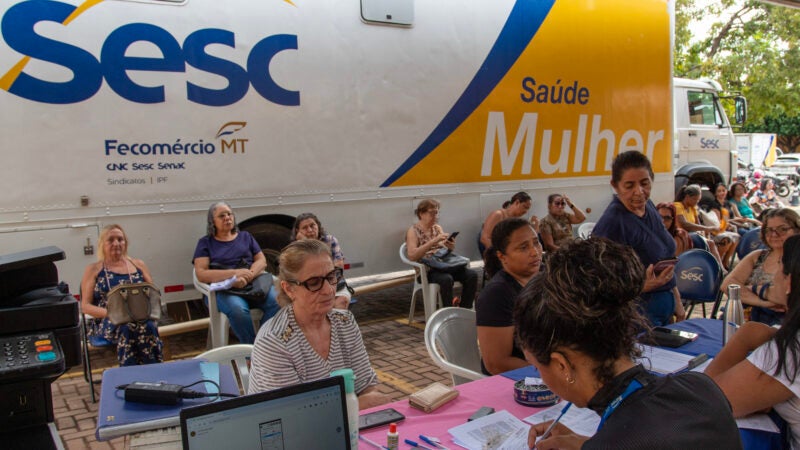 Carreta do Sesc Saúde Mulher chega em Guarantã do Norte no dia 10 de outubro