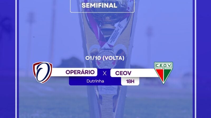 Operário e CEOV decidem vaga na final do estadual feminino