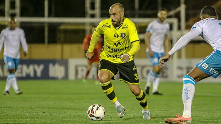 Artilheiro do São Bernardo na Série C, Rodolfo mira rodada final e vê time ‘unido’ pelo acesso