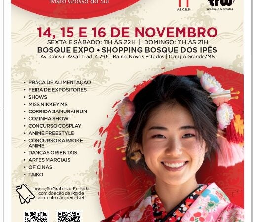 Sakura apoia o 5º Festival do Japão MS e celebra a gastronomia japonesa em Campo Grande