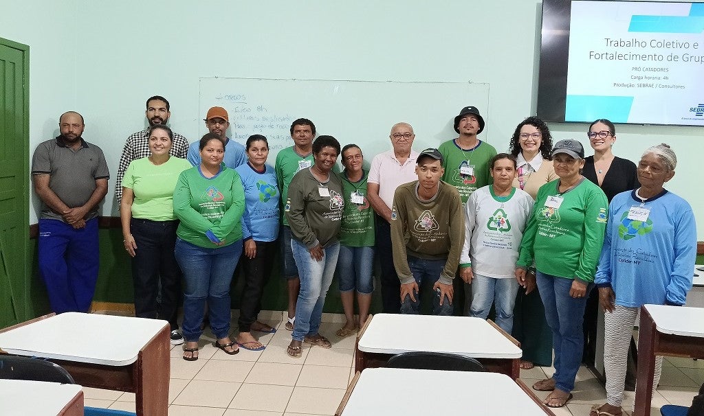 Programa incentiva conhecimento e desenvolve catadores de resíduos em MT
