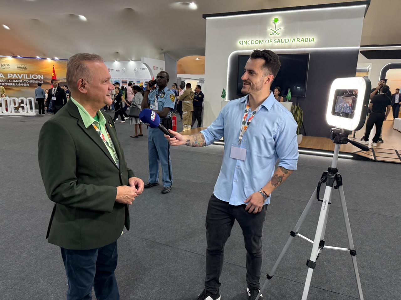 Em canal de TV português, Wellington Fagundes destaca o papel de Mato Grosso na transição energética e convida europeus a conhecerem o Pantanal