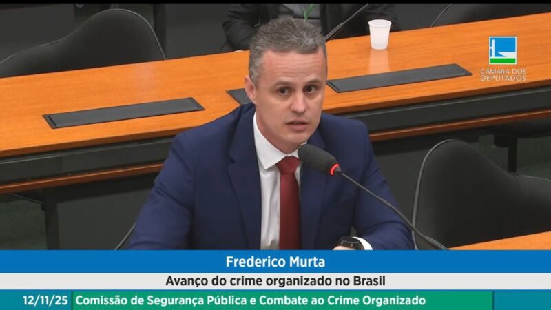 “O Brasil é um gigante ajoelhado diante do crime”, diz delegado de Mato Grosso em audiência na Câmara dos Deputados