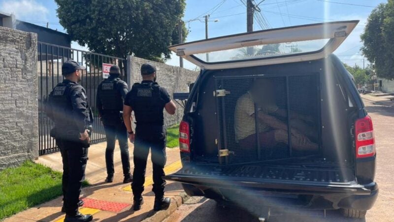 Em Guarantã do Norte Polícia Civil prende homem que perseguia e ameaçava matar ex mesmo após medidas protetivas