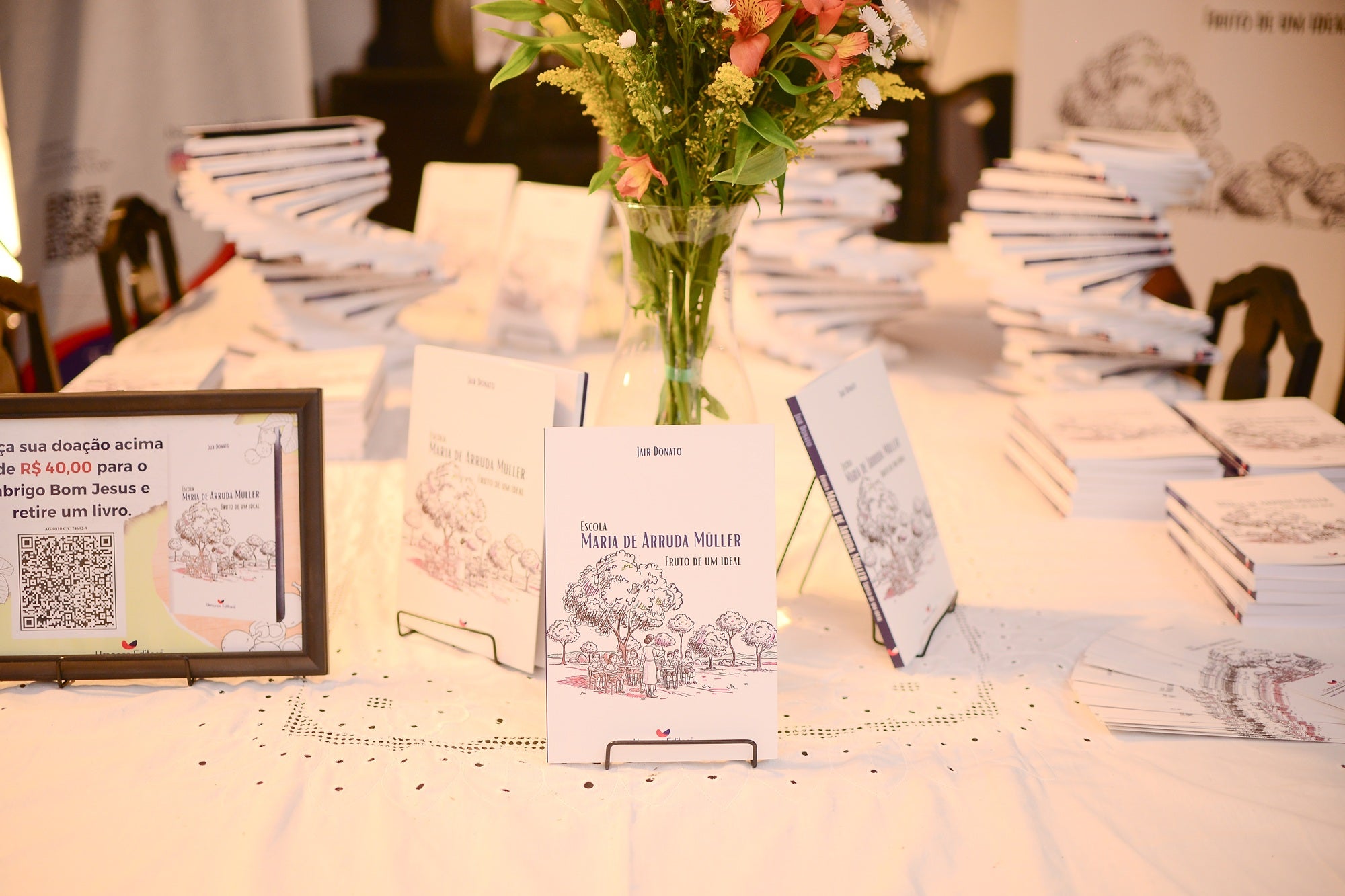 Livro conta história de Maria de Arruda Müller, uma mulher à frente do tempo e que viveu para educar