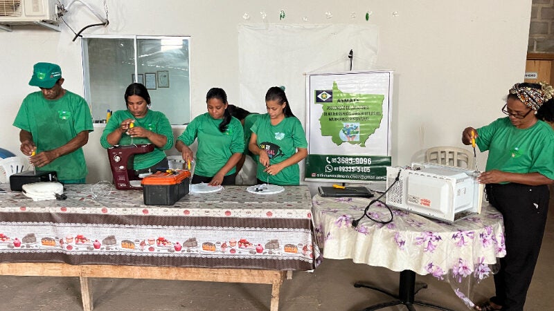 Conheça a Asmats, associação de catadores de Várzea Grande que recolhe materiais eletrônicos para reciclagem