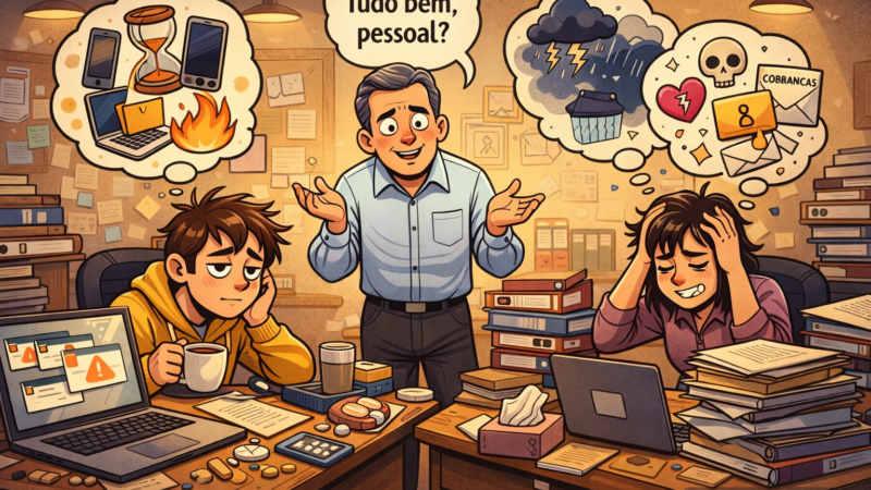 O caos sentimental do ‘’tô bem’’