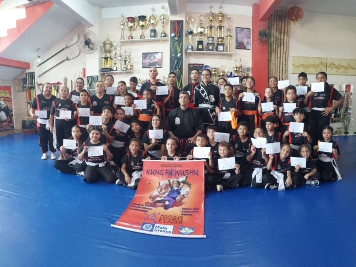 Projeto social formador de atletas de Kung Fu está com inscrições gratuitas