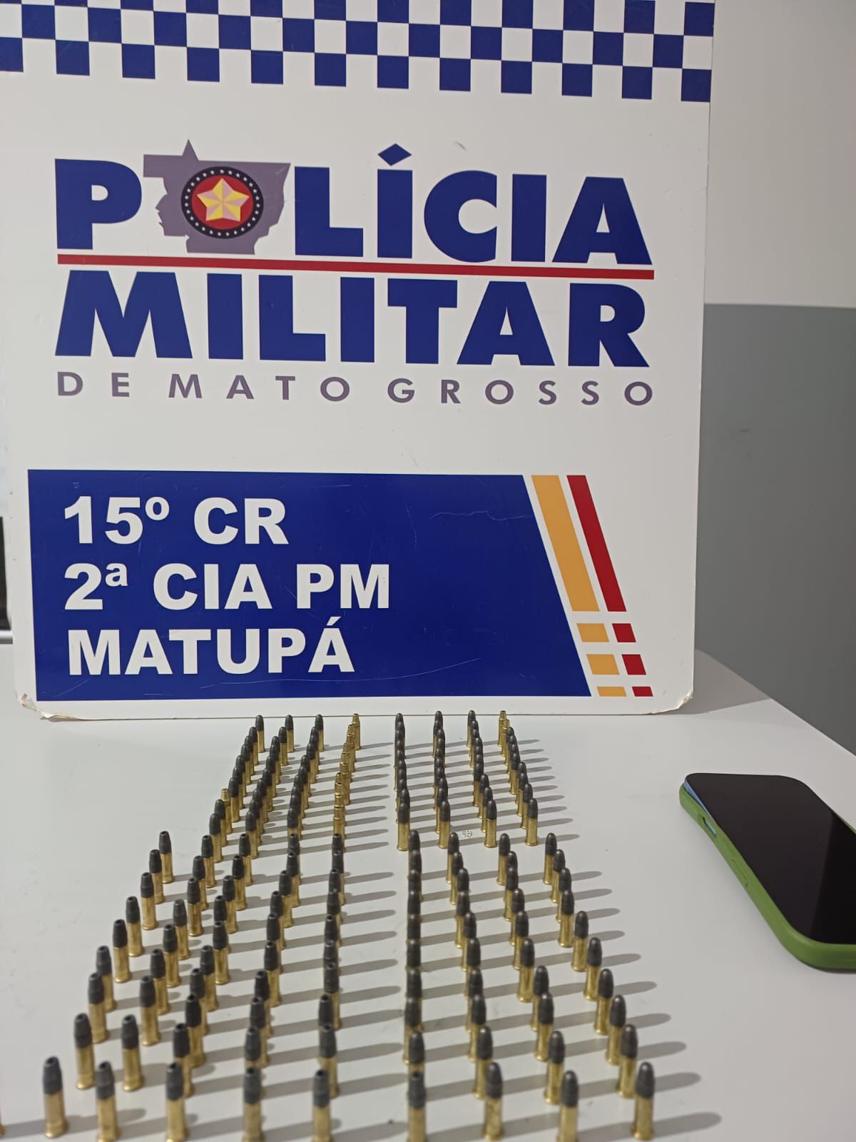Em Matupá homem é preso com grande quantidade de munição de arma de fogo