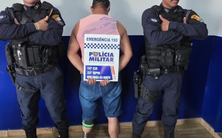 Homem é preso com mandato em aberto em Peixoto de Azevedo