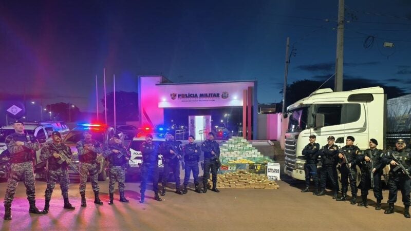 Policiais Militar do 15º Comando Regional retiram aproximadamente 400 quilos de drogas de circulação