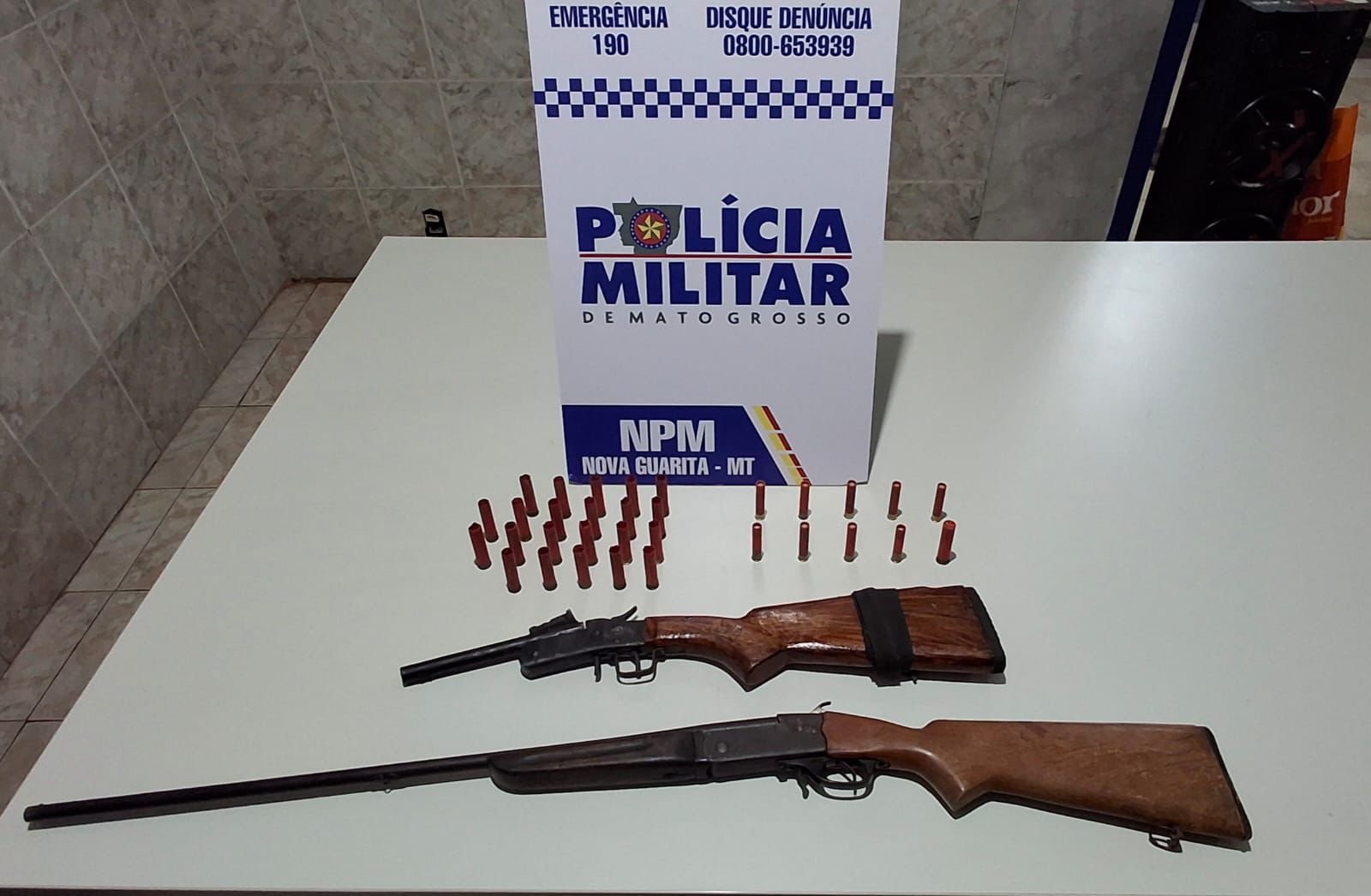 Policia Militar prende homem que ameaçava a ex-companheira e seu filho com duas armas de fogo