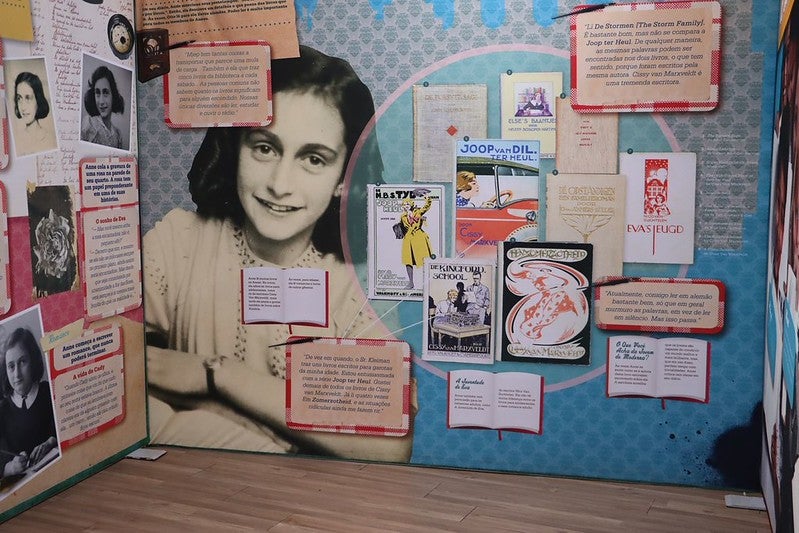 Brasil é o país que faz mais atividades sobre Anne Frank no mundo