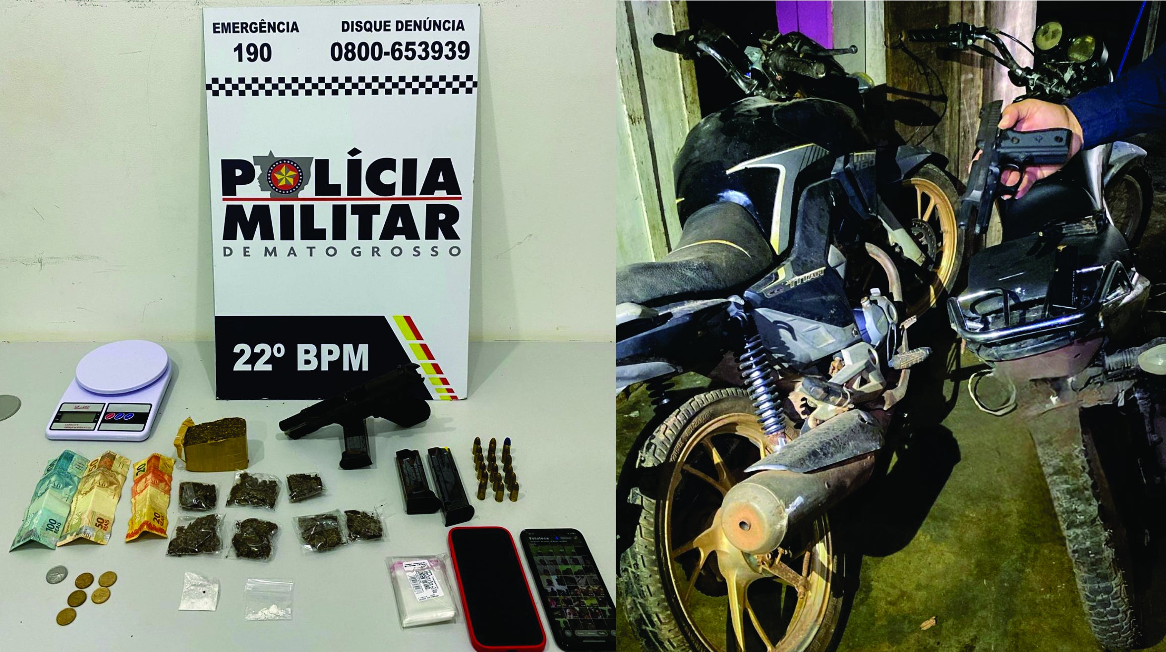 Policia Militar desarticula ponto de apoio de uma organização criminosa