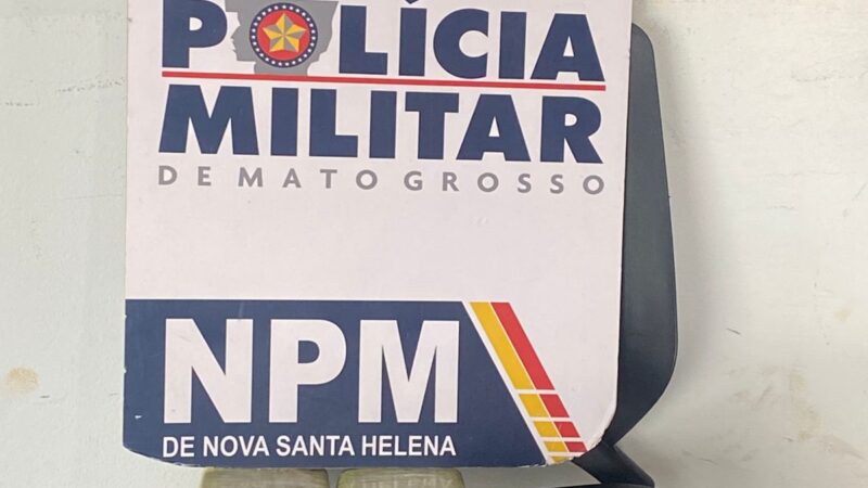 Policia Militar prende dois elementos que estavam trazendo droga para Guarantã do Norte