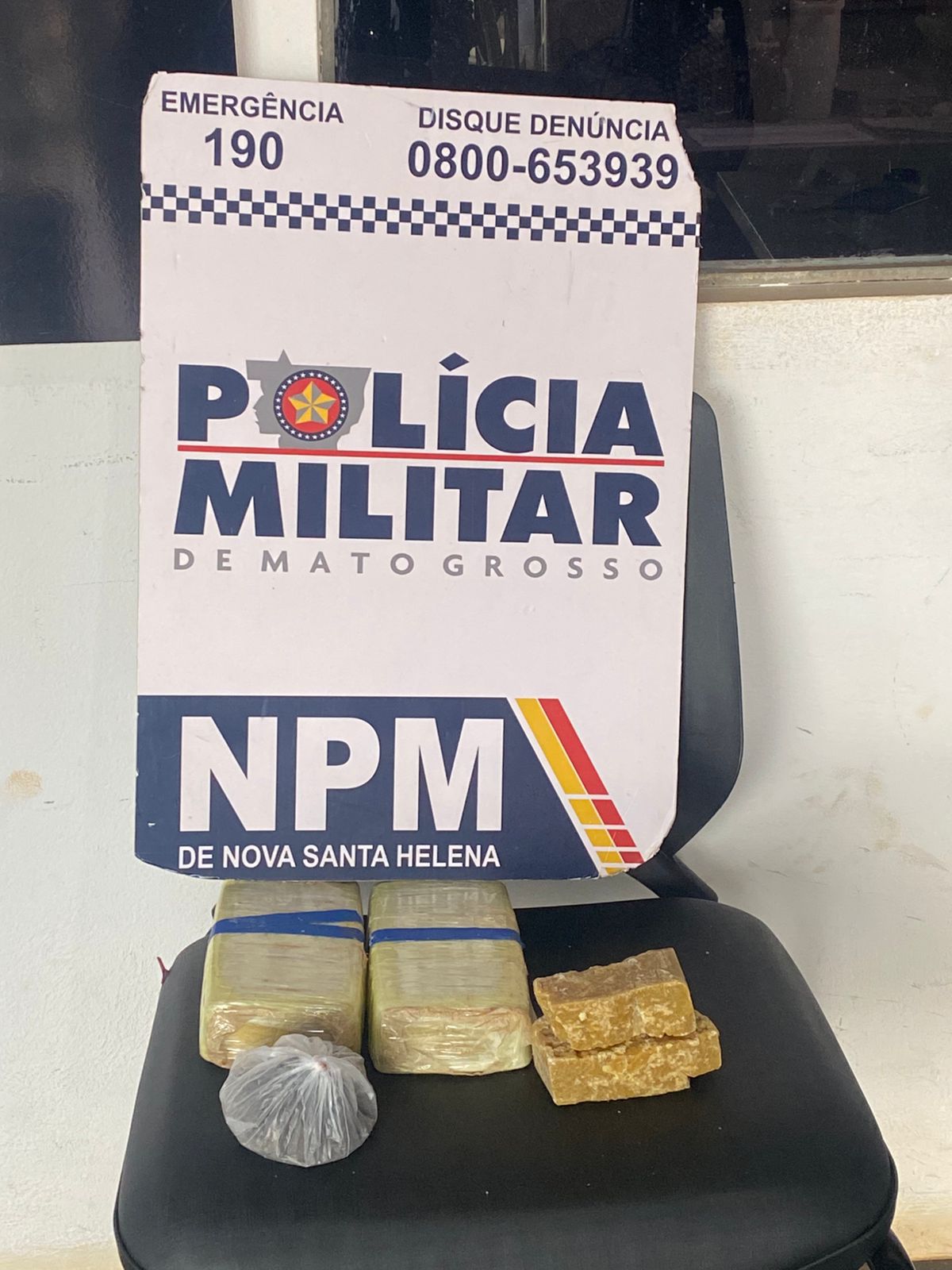 Policia Militar prende dois elementos que estavam trazendo droga para Guarantã do Norte