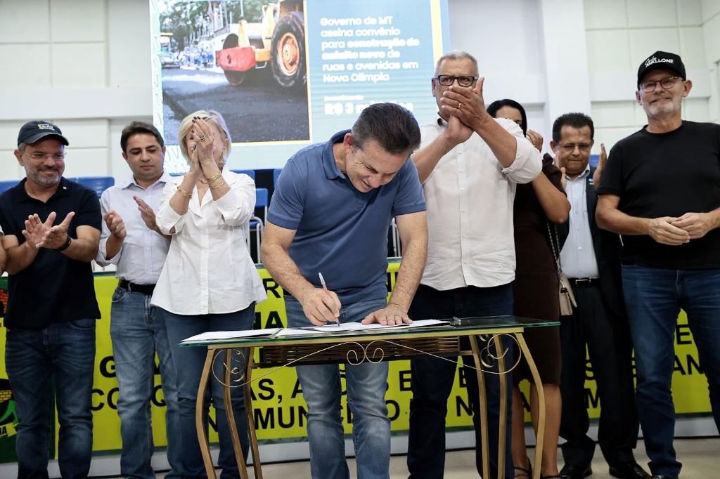Governo de MT investe mais R$ 12,8 milhões em infraestrutura e habitação em Nova Olímpia