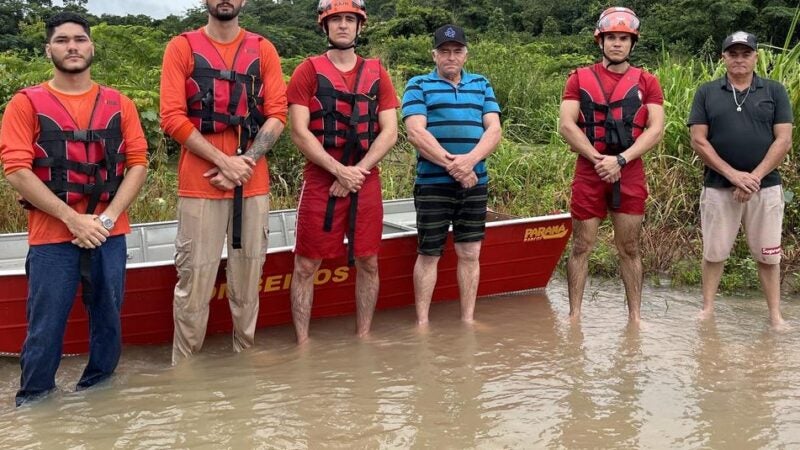 Duas pessoas são resgatadas após ficarem ilhadas em sítio na zona rural de Guarantã do Norte