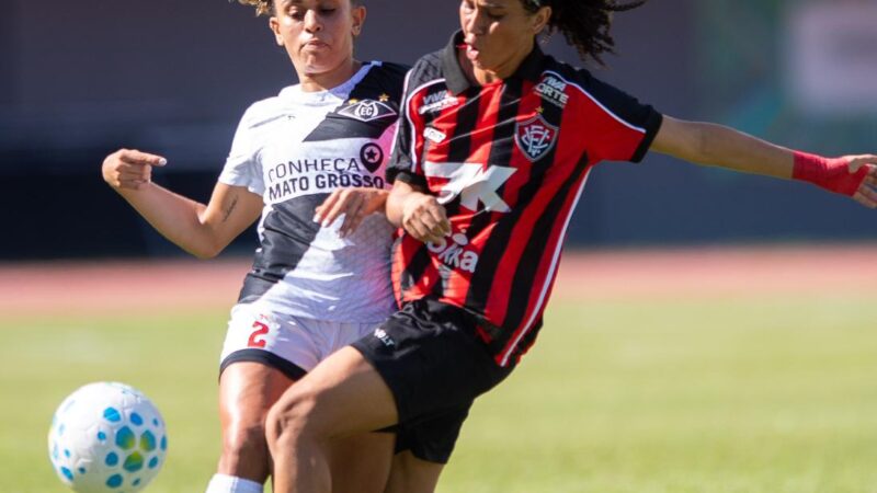 Mixto e Vitória empatam por 2 a 2 pelo Brasileirão Feminino A1