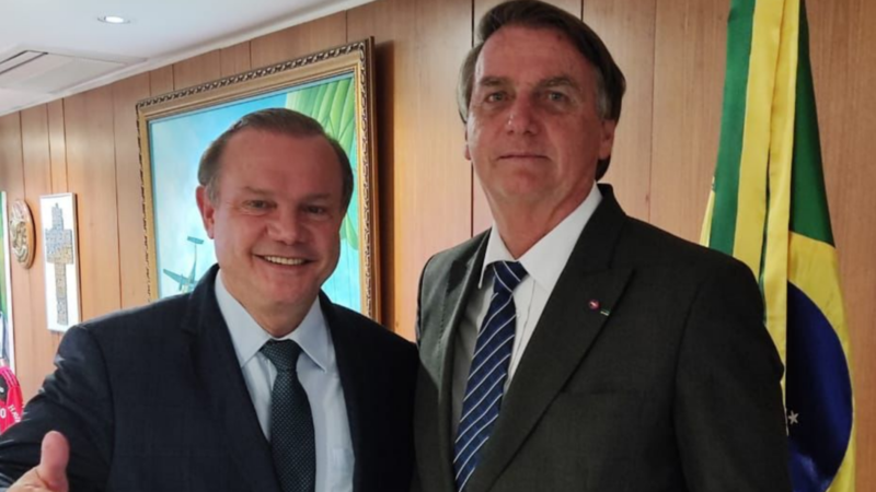 Encontro entre Bolsonaro e Wellington Fagundes repercute em Mato Grosso e reforça cenário eleitoral no PL