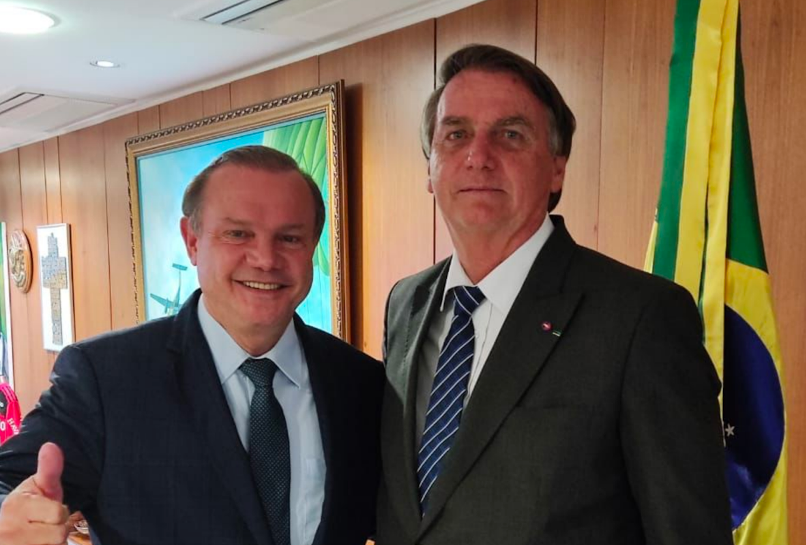 Encontro entre Bolsonaro e Wellington Fagundes repercute em Mato Grosso e reforça cenário eleitoral no PL