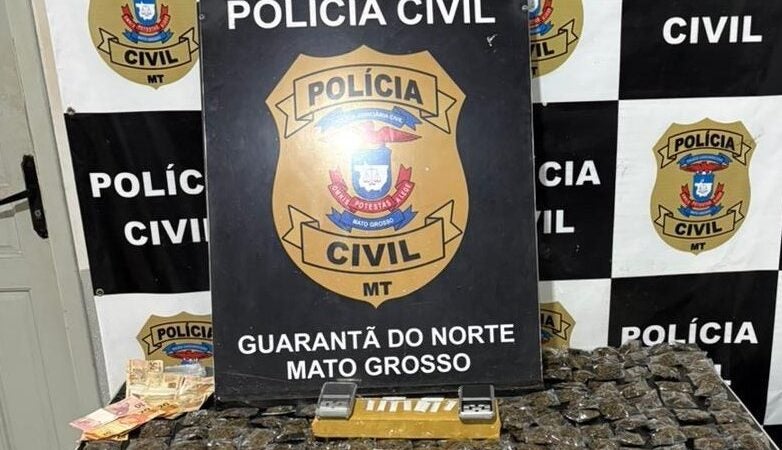 Polícia Civil prende homem suspeito de tráfico de drogas em Guarantã do Norte