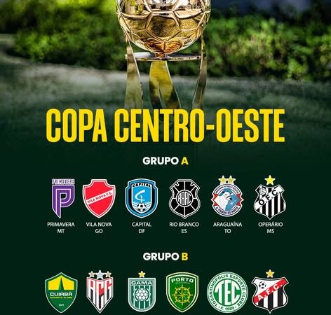 Veja como ficaram definidos os grupos das Copas Centro-Oeste e Norte após o sorteio da CBF