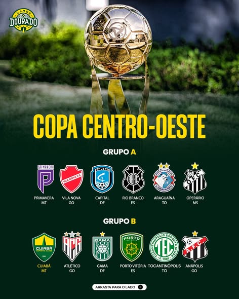 Veja como ficaram definidos os grupos das Copas Centro-Oeste e Norte após o sorteio da CBF