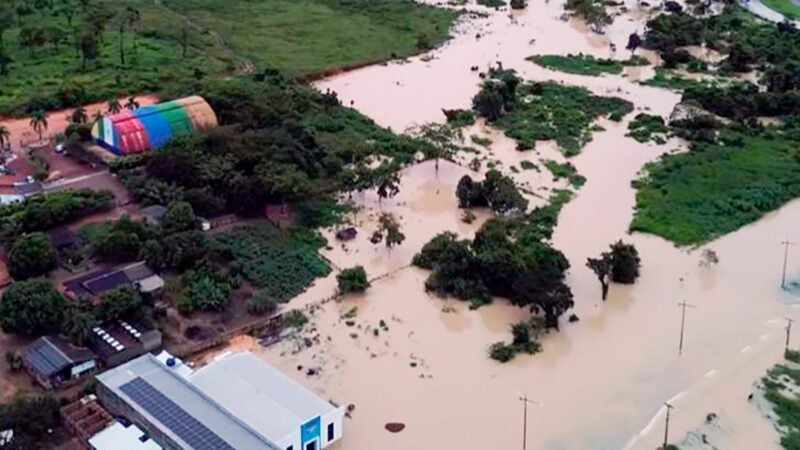 Com chuvas intensas, Guarantã do Norte e mais  16 cidades estão em situação de emergência