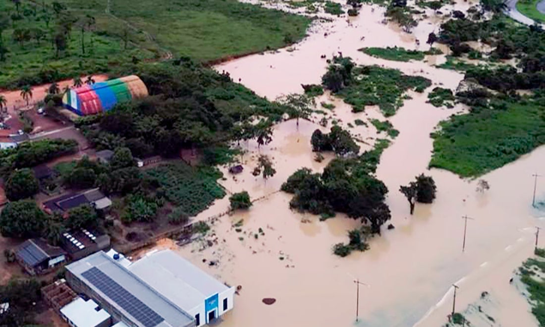 Com chuvas intensas, Guarantã do Norte e mais  16 cidades estão em situação de emergência