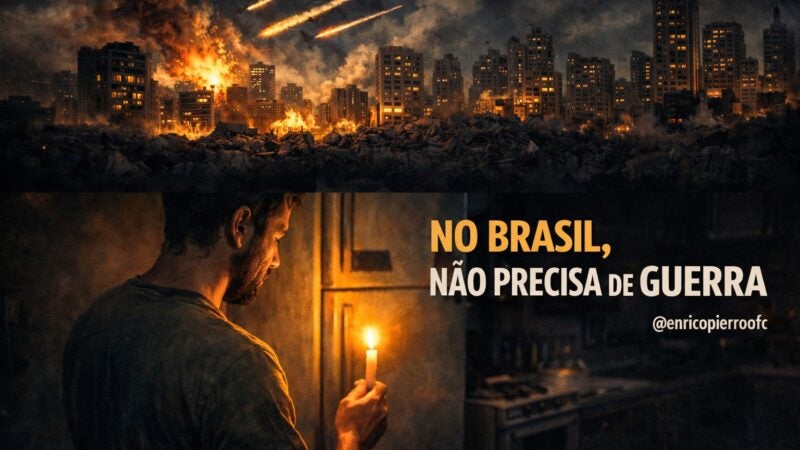 No brasil, não precisa de guerra