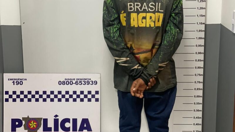Policia Militar de Guarantã do norte prende homem procurado pela justiça