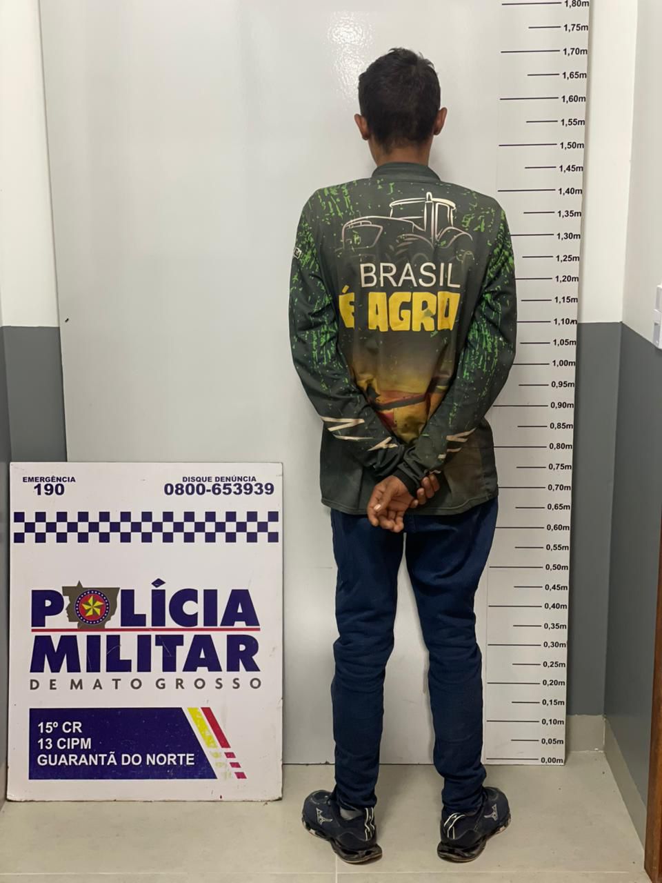 Policia Militar de Guarantã do norte prende homem procurado pela justiça