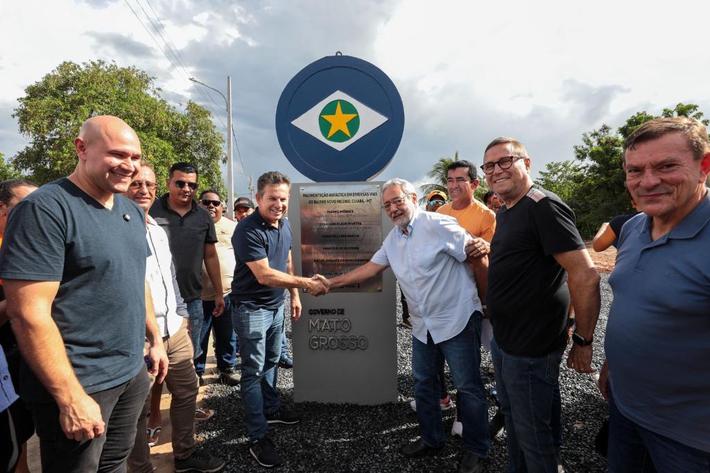 Governo de MT entrega asfalto novo em quatro bairros de Cuiabá e muda realidade de moradores