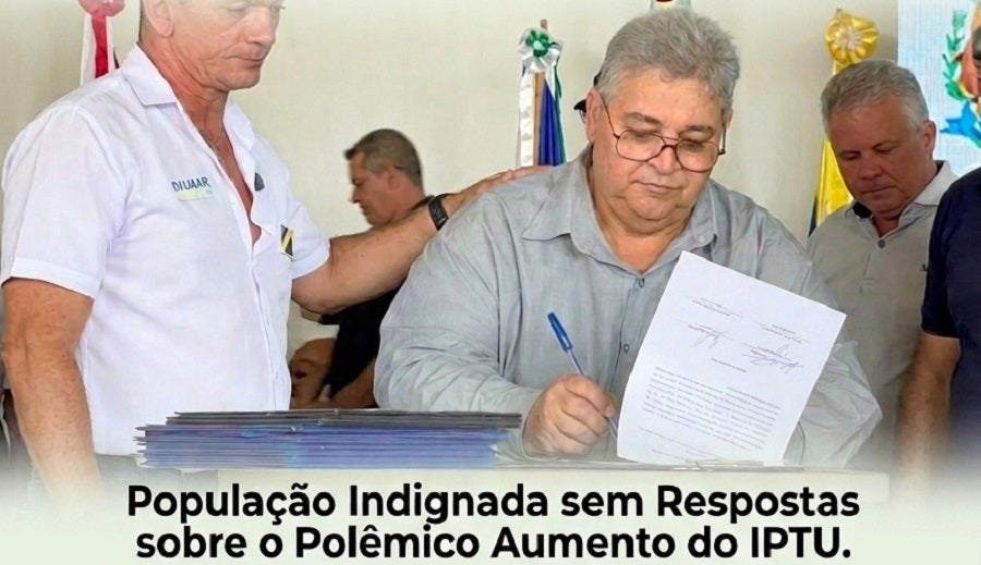 Secretário de Finanças evita convocação e adia explicações sobre aumento do IPTU em Guarantã do Norte