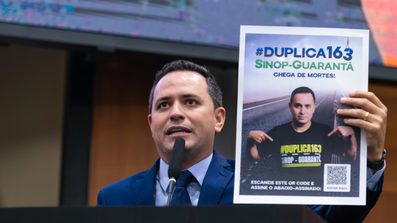 Deputado Diego Guimarães convoca população para audiência pública sobre duplicação da BR-163