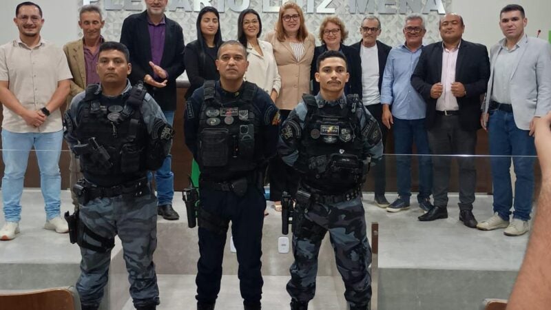 A Câmara Municipal de Guarantã do Norte prestou homenagem a policiais militares que atuaram no resgate de uma família durante uma forte inundação registrada no norte de Mato Grosso, na noite de 6 de fevereiro de 2026